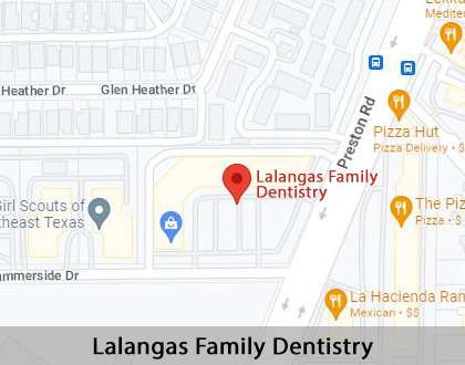 Map image for Oral Hygiene Basics in Dallas, TX